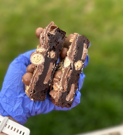 Mixed brownie slab!