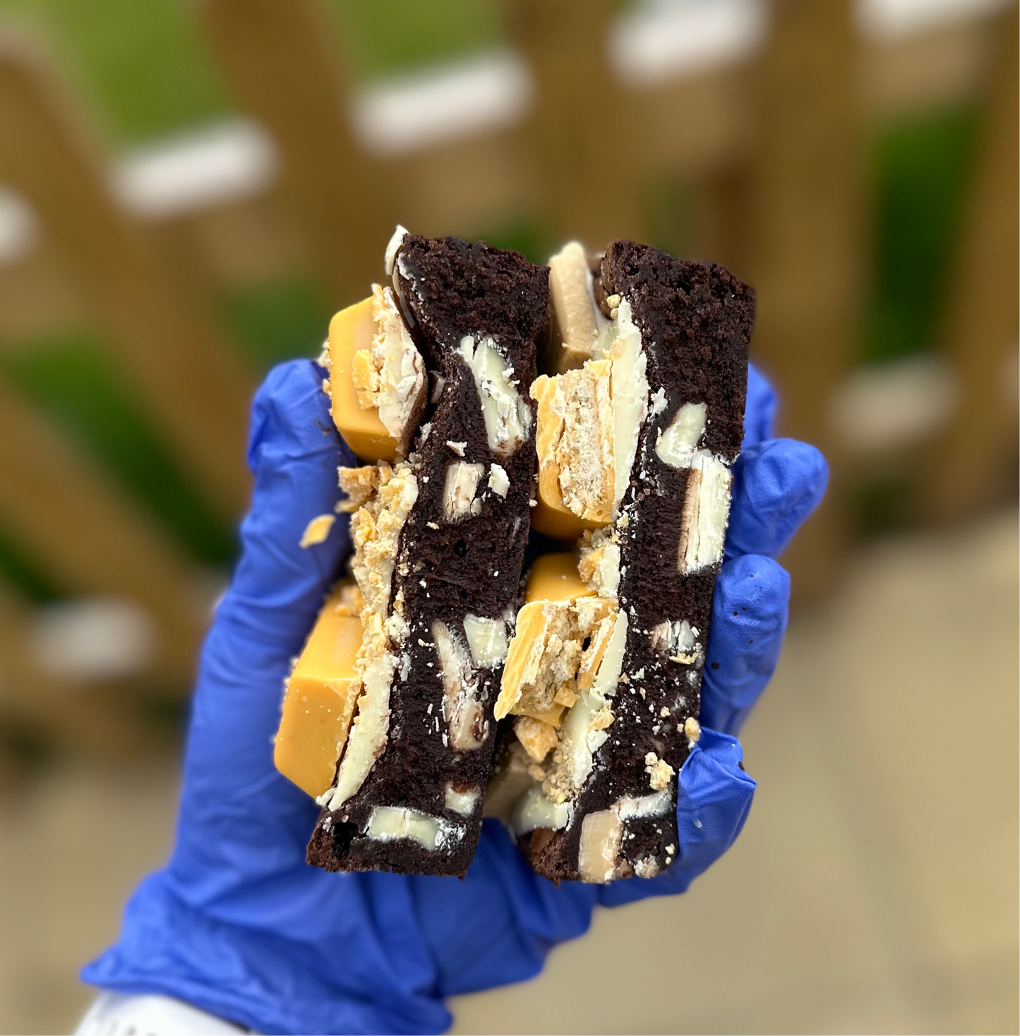 Brownie & cookie mixed slab!